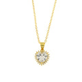Collana in Argento con pendente zircone a cuore trasparente | Rohome
