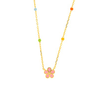 Collana in Argento a forma di fiore rosa | Rohome