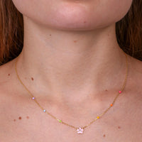 Collana in Argento a forma di fiore rosa | Rohome