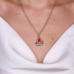 Set 2 collane in metallo con infinito e cuore | Rohome