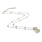 Collana in Metallo placcata argento con carretto siciliano | Rohome