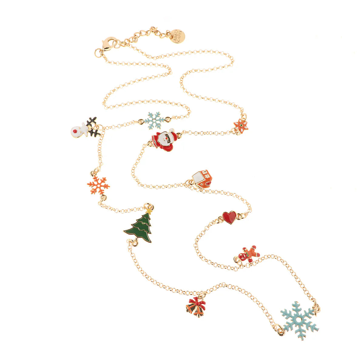 Collana in Metallo con pendenti natalizi |  Rohome