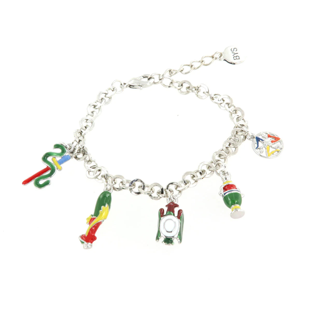 Bracciale in Metallo con simboli carte siciliane | Rohome