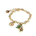 Bracciale in Metallo con pendente testa di moro | Rohome