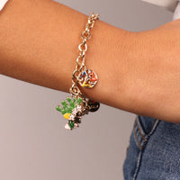 Bracciale in Metallo con pendente testa di moro | Rohome