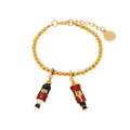 Bracciale in Metallo con schiaccianoci pendenti | Rohome