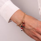Bracciale in Metallo con schiaccianoci pendenti | Rohome