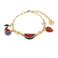 Bracciale in Metallo con pendenti frutta| Rohome
