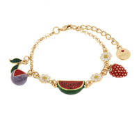 Bracciale in Metallo con pendenti frutta| Rohome