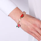 Bracciale in Metallo con pendenti frutta| Rohome