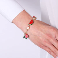 Bracciale in Metallo con pendenti frutta| Rohome