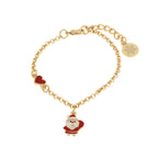 Bracciale in Metallo con babbo natale pendente | Rohome