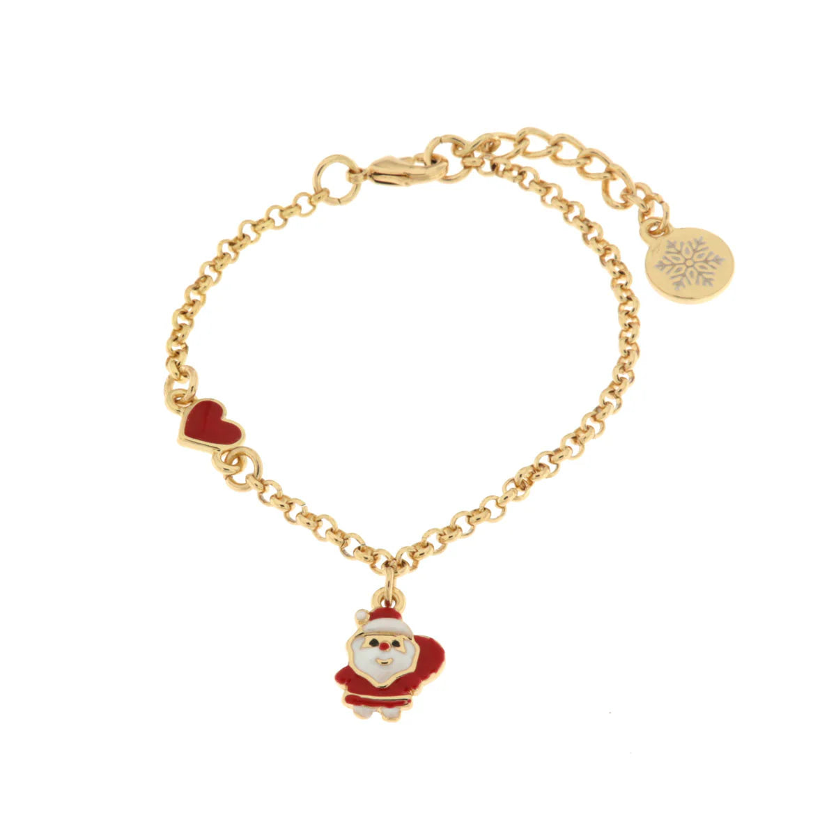Bracciale in Metallo con babbo natale pendente | Rohome