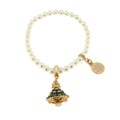 Bracciale in Metallo con albero di natale pendente | Rohome
