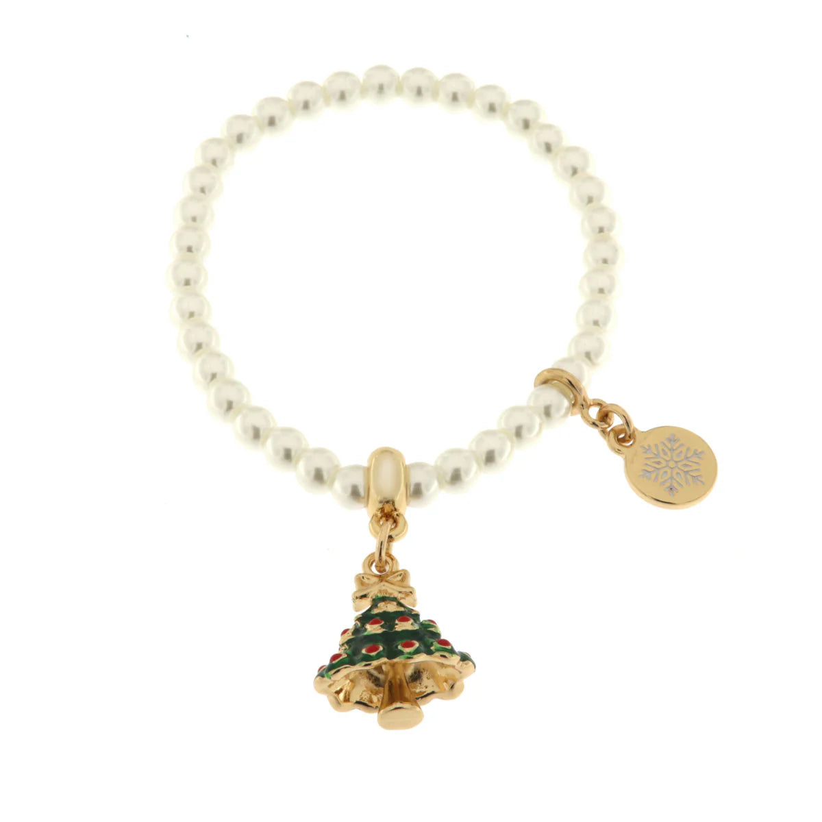 Bracciale in Metallo con albero di natale pendente | Rohome
