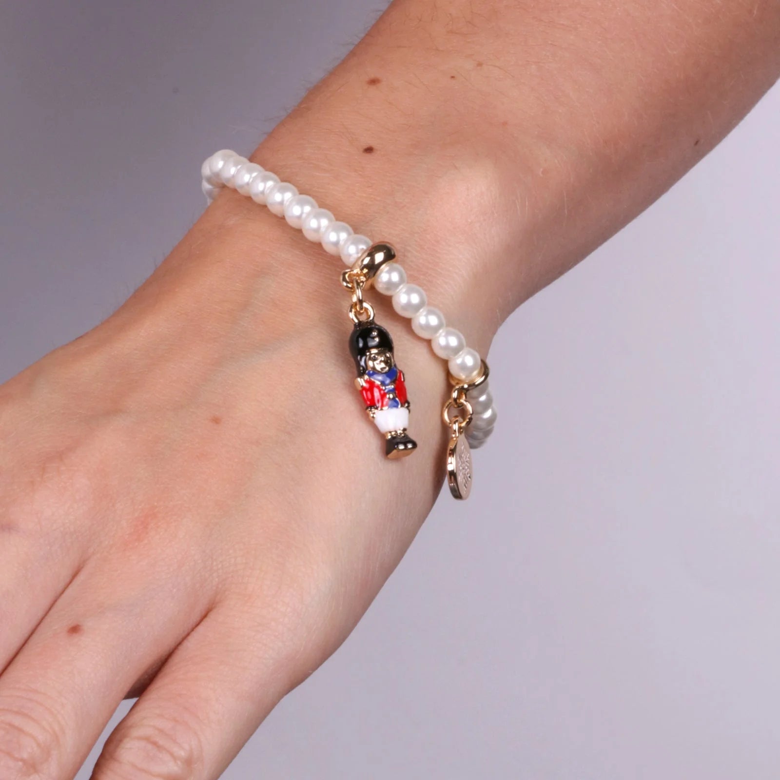 Bracciale in Metallo con soldatino pendenti | Rohome
