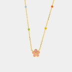 Collana in Argento a forma di fiore rosa | Rohome