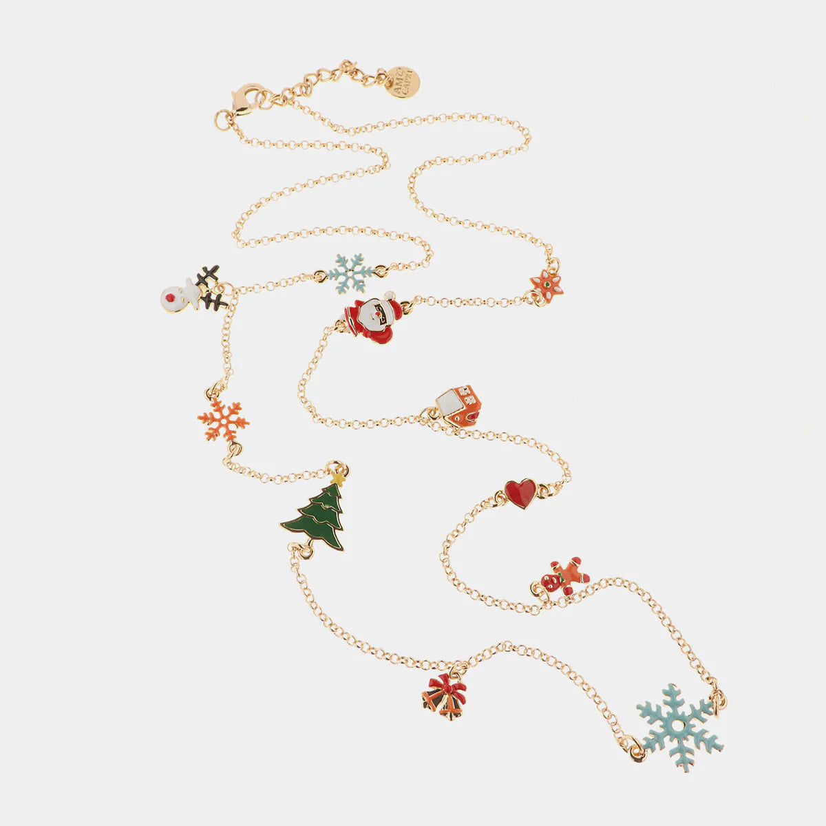 Collana in Metallo con pendenti natalizi |  Rohome