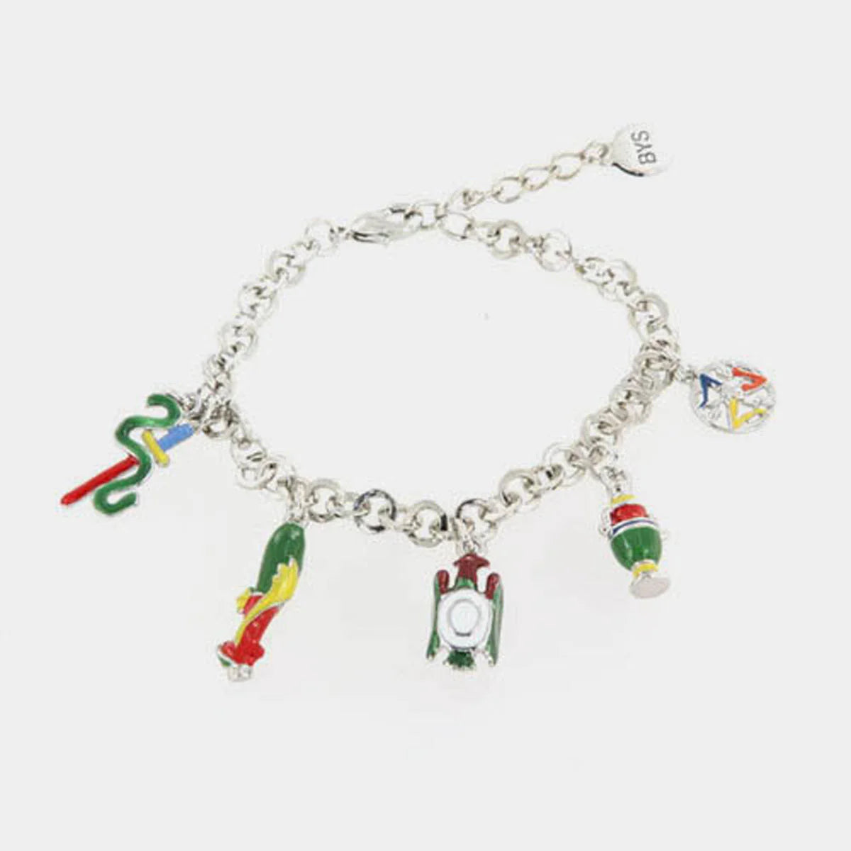Bracciale in Metallo con simboli carte siciliane | Rohome