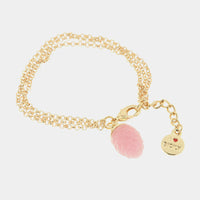 Bracciale in Metallo con pendente pigna siciliana | Rohome