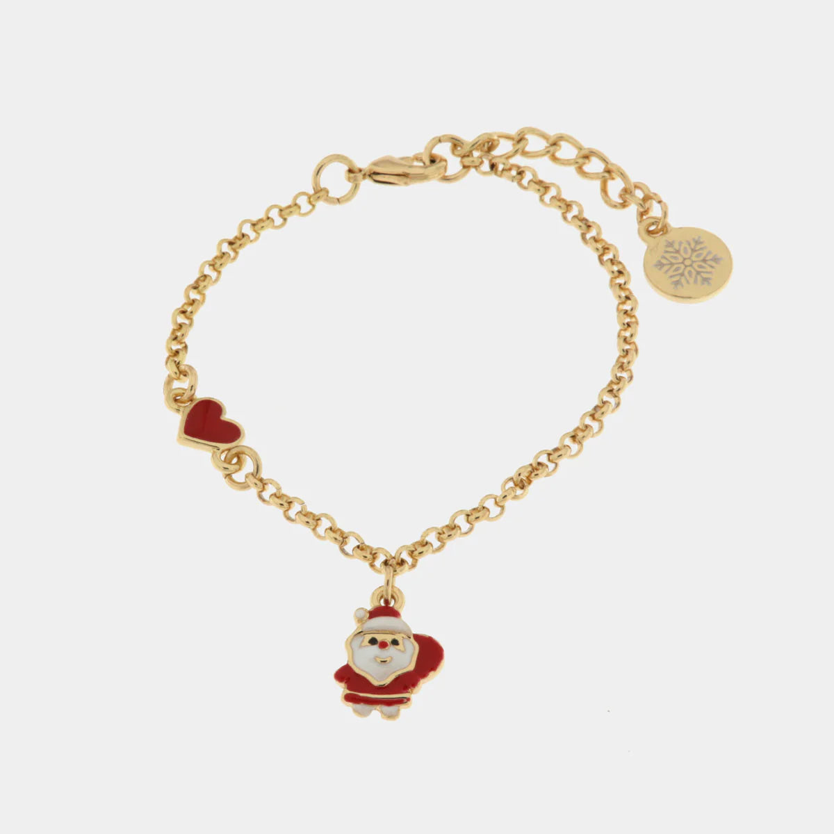 Bracciale in Metallo con babbo natale pendente | Rohome