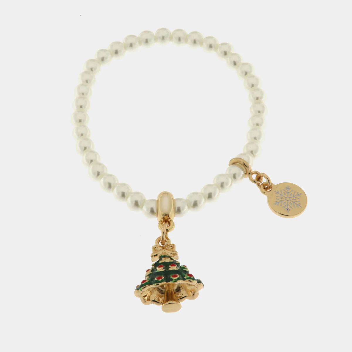 Bracciale in Metallo con albero di natale pendente | Rohome