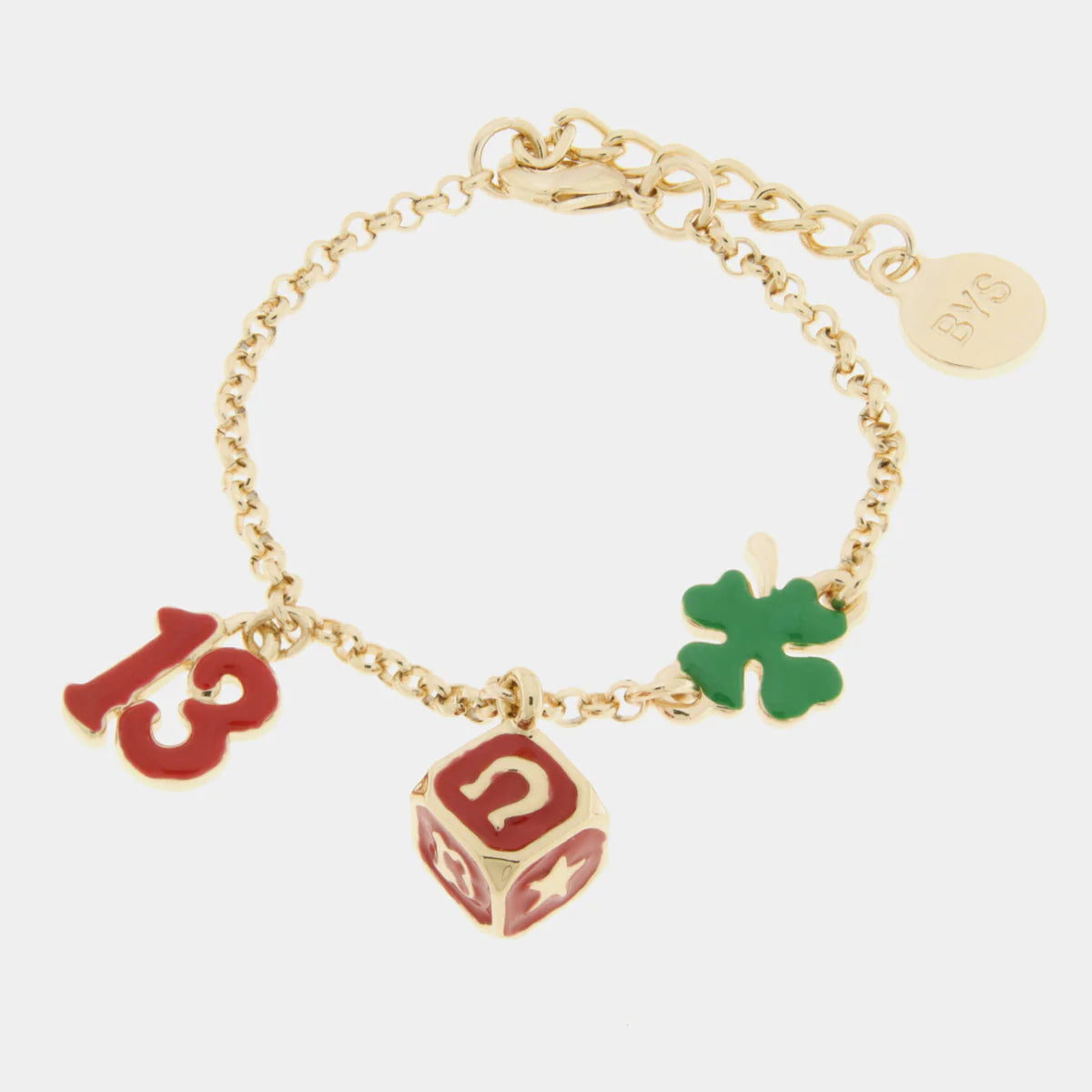 Bracciale in Metallo con simboli scaramantici e fortuna | Rohome
