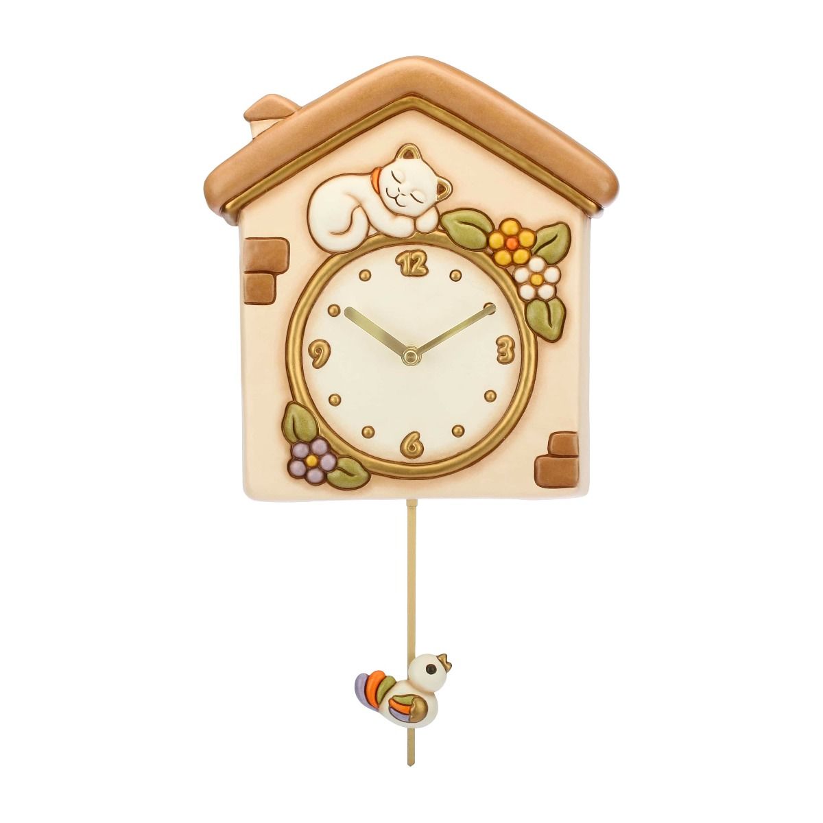 Thun - orologio da parete a pendolo con gatto | Rohome