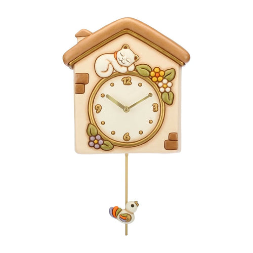 Thun - orologio da parete a pendolo con gatto | Rohome