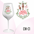 Calice in plastica personalizzato Merry Christmas | Rohome | Rohome