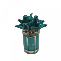 Melaverde - anemone candle 200 gr green | rohome