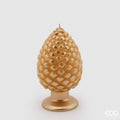 Candela natalizia Edg a forma di Pigna H. 20cm | Rohome | Rohome
