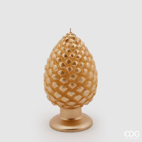 Candela natalizia Edg a forma di Pigna H. 20cm | Rohome | Rohome
