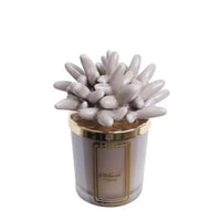 Melaverde - candela anemone 200 gr tortora | rohome
