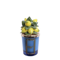 Melaverde - lemon candle 100g blue | rohome