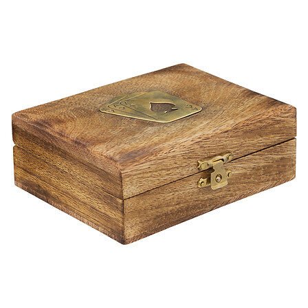 Carte da gioco Poker con porta carte in legno | Rohome | Rohome
