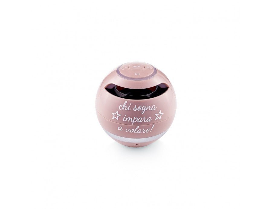 Cassa altoparlante portatile bluetooth a forma di palla, beige - rosa | Rohome | Rohome