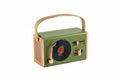 Cassa altoparlante portatile bluetooth a forma di radio, verde | Rohome | Rohome