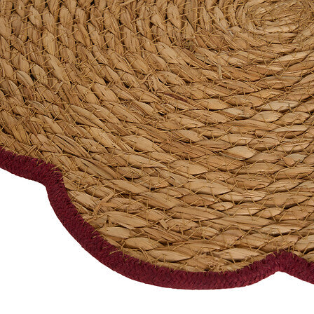 Tovaglietta d38cm con bordo colorato  | Rohome