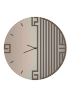 Orologio specchio rame e bronzo d. 60cm | Rohome