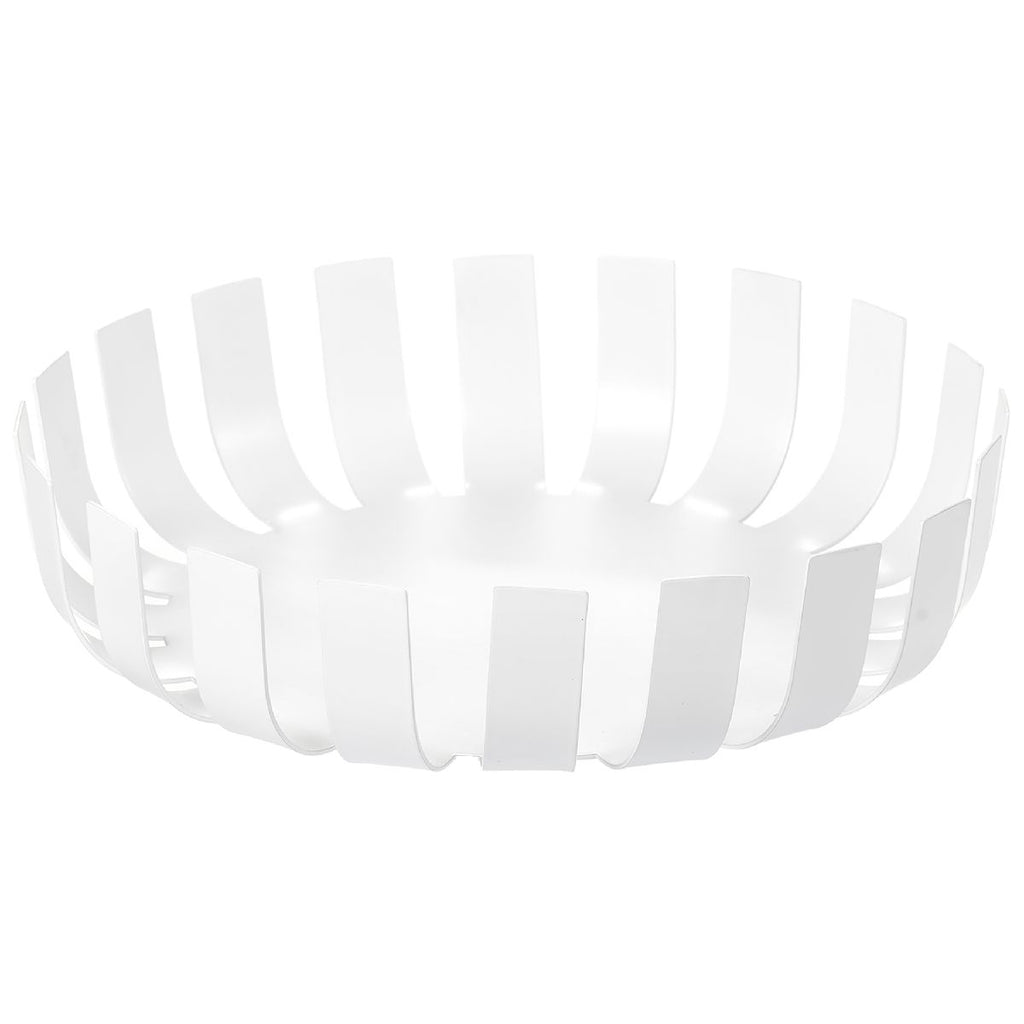 Centrotavola in metallo bianco d. 25cm | Rohome | Rohome