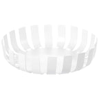Centrotavola in metallo bianco d. 25cm | Rohome | Rohome