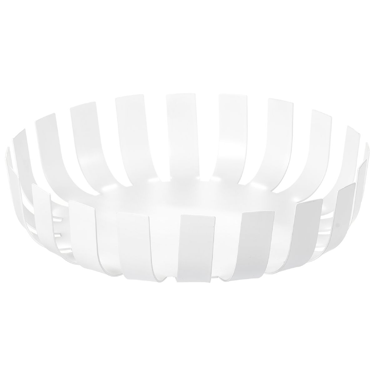 Centrotavola in metallo bianco d. 25cm | Rohome | Rohome