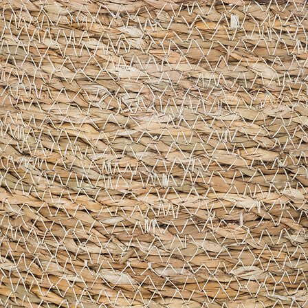 Cesto rotondo marrone chiaro coprivaso | rohome | Rohome