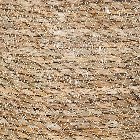 Cesto rotondo marrone chiaro coprivaso | rohome