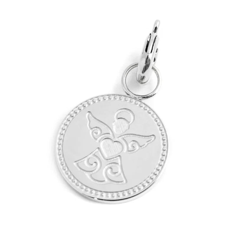 Marlù - Charm angelo custode acciaio argento | Rohome