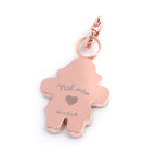 Marlù - Charm bimba rosè con cristalli | Rohome
