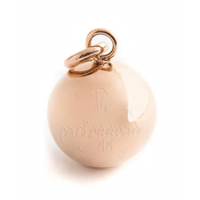 Marlù - Charm chiama angeli 17mm rosè | Rohome