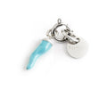 Marlù - Charm corno 13mm azzurro | Rohome