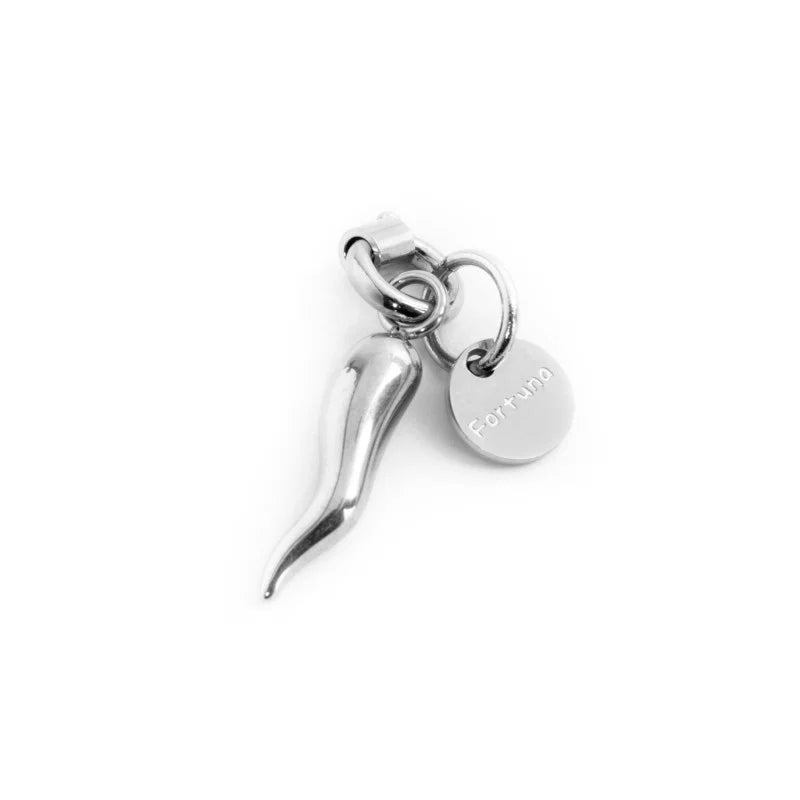 Marlù - Charm corno 17mm silver | Rohome
